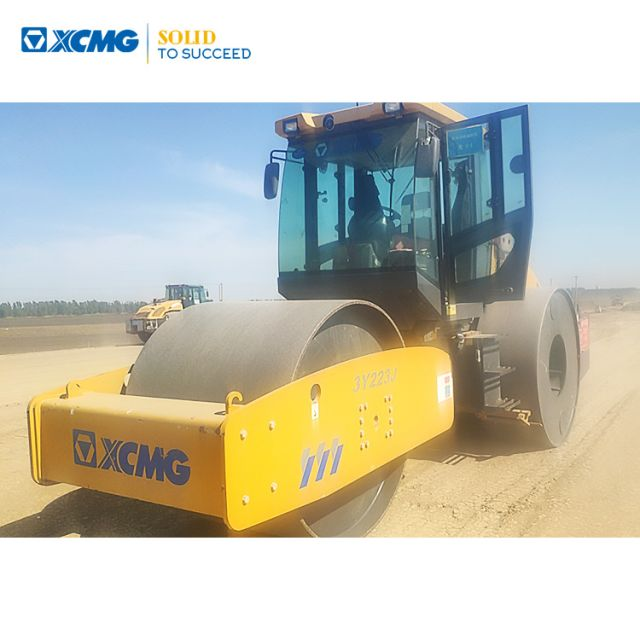 XCMG Official 22 Ton Used Road Machinery Used Double Drum Static Roller 3Y223J Price